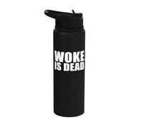 Woke is Dead Stainless Steel Insulated Water Bottle