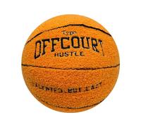 WOKICOR Coussin de basketball 3D Offcourt 25 cm en peluche Coussin de basketball Nouveau coussin de basketball créatif 3D Coussin de lancer de basket-ball Décoration de chambre Cadeau de fête pour les