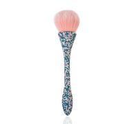 WOKOTO 1 pinceau à poussière bleu brillant pour nail art en acrylique - Pinceaux de retrait de poudre pour ongles en acrylique - Cosmétiques pour mélanger le fond de teint liquide - Pinceaux de
