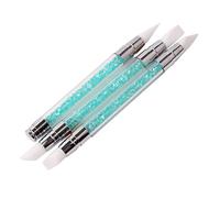 Wokoto Stylos de brosse à ongles pour nail art Vert