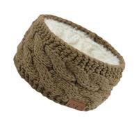 Wokuaile Femmes Chaud Tricot Bandeau Hiver Cache-oreilles Crochet Tête Enveloppe Épais Polaire Doublure Kaki