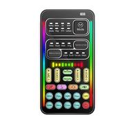 Wokyo Microphone portable changeur de voix I9, 8 effets sonores fixes, prend en charge trois appareils en même temps, pour PS4 PS5 ordinateur portable, Plug and Play