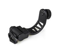 Wokyo PVS-14 Support de casque en J à queue d'aronde, support de casque NVG en alliage d'aluminium pour lunettes de vision nocturne à tube unique pour monture L4G24 Noir
