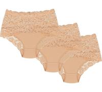 Wol-Bar Teri 3-pack beige XL nohavičky