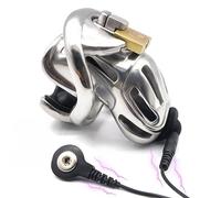 WOL VEE Accessoires de Sport de Plein air pour Hommes, Cage de Protection en Acier Inoxydable, Accessoires de Protection Contre Les Chocs électriques A44 (Court, 45mm)