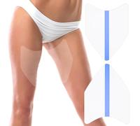 WOLAIYE Lot de 10 autocollants anti-frottement pour l'intérieur de la cuisse, coussinets anti-friction, bandes invisibles de cuisse, patchs de protection transparents pour la peau