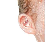 WOLAIYE Lot de 40 pansements étanches pour oreilles de bébé - Protection contre l'abrasion - Transparent - Pansements adhésifs transparents - Pansements invisibles