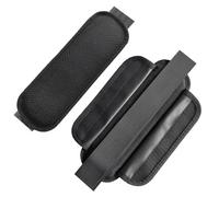 WOLAIYE Shuolder - Lot de 2 coussinets de sangle amovibles pour sac à dos et guitare (noir, 2 pièces)