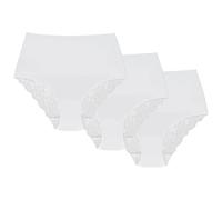 Wolbar Culotte Classique 3 Pack Slip Élégant WB321 - Fabriqué en UE, Blanc,L