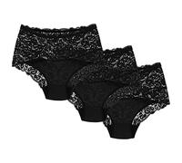 Wolbar Culotte Classique 3 Pack Slip Élégant WB414 - Fabriqué en UE, Noir,XXL