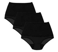 Wolbar Culotte Classique Slip Élégant WB207 - Fabriqué en UE, Noir,L