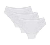 Wolbar Culotte Classique Slip Élégant WB408 - Fabriqué en UE, Blanc,XXL