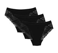Wolbar Culotte Classique Slip Élégant WB408 - Fabriqué en UE, Noir,L