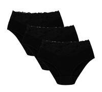 Wolbar Culotte Classique Slip Élégant WB415 - Fabriqué en UE, Noir,L