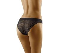 Wolbar Eco-Bu - Culotte coton dentelle sexy femme Noire ou blanche tailles S M L