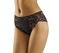 Wolbar Femme Culotte Slip Charmant WB433, Noir,M