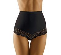 Wolbar Femme Culotte Slip Sculptant Élégant WB430, Noir,XXL