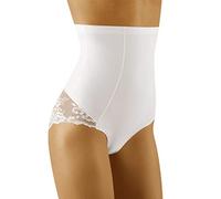 Wolbar Femme Culotte Slip Sculptant Taille Haute WB423, Blanc,M