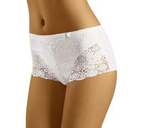 WOLBar Femme Shorty Dentelle Diamond 3508, Blanc,XXL