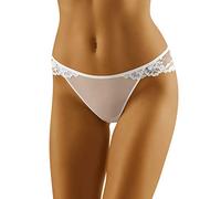 Wolbar Femme Slip Filet Dentelle Diamond 3518, Blanc,L