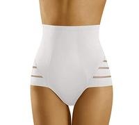 Wolbar Femme Slip Sculptant avec Taille Haute WB428, Blanc,XXL
