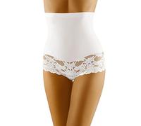 Wolbar Femmes Culotte Sculptante Slips Hipster Confortable WB183 Preciosa, Blanc,XXL