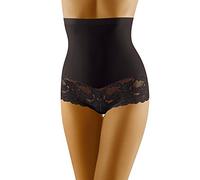 Wolbar Femmes Culotte Sculptante Slips Hipster Confortable WB183 Preciosa, Noir,XXL