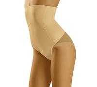 Wolbar Femmes Sexy Culotte Sculptante Slips Hipster Confortable Taille Haute WB145, Beige,L