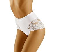 Wolbar Femmes Sexy Culotte Sculptante Slips Hipster Confortable Taille Haute WB184, Blanc,S