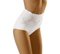 Wolbar Femmes Sexy Culotte Sculptante Slips Hipster Confortable Taille Haute WB207, Blanc,L