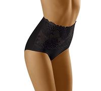 Wolbar Femmes Sexy Culotte Sculptante Slips Hipster Confortable Taille Haute WB207, Noir,L