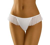 Wolbar Femmes Strings WB111, Blanc,L
