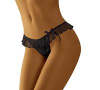 Wolbar Femmes Strings WB121, Noir,L