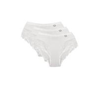 Wolbar Slip Élégant en 3-Pack String Shorty WB406, Blanc,XXL