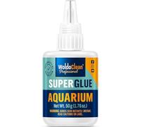 WoldoClean Colle Aquarium 50g Instantanée Gel - Transparente & Étanche pour Plantes, Mousse & Déco. Sûre pour Poissons & Crevettes en Tube Refermable