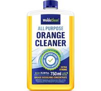 WoldoClean Nettoyant à l'Orange Concentré 750ml - Huile d'Orange & Dégraissant Puissant, Enlève Traces de Colle, Résine, Chewing-gum & Étiquettes, Universel Cuisine