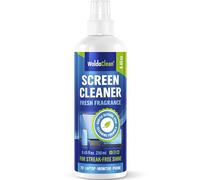 WoldoClean Nettoyant d'écran en spray 250 ml - Nettoyant d'écran TV | Antistatique, sans traces, écran de voiture, ordinateur portable, tablette, téléviseur