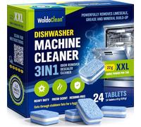 WoldoClean Nettoyant Lave-Vaisselle 3en1 Tab 22g nettoie detartre odeurs | Entretien lave-vaisselle, anti odeur, detartrant, tab XXL 22g, 1 an stock