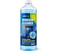 WoldoClean Nettoyant Robot Lave-Vitres 1L peu moussant prêt à l'emploi | Flacon 1000 ml, sans résidus, enlève graisse, poussière et traces de doigts, compatible Ecovacs Winbot, Hobot, Cecotec