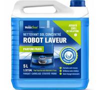 WoldoClean Produit Nettoyant Robot Laveur Bidon 5L - Détergent Sol | Compatible avec Roborock, Dreame, Ecovacs, Tineco, concentré station