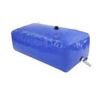 WOLEGM Poche de stockage d'eau, sac d'eau de 240 l avec robinet, récipient pliable pour eau douce, réservoir d'eau d'urgence en PVC anti-fuite et indéchirable pour camping-car, camion et utilisation
