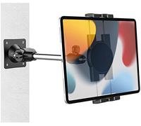 woleyi Support Mural Tablette Bras Réglable, Porte iPad Mural en Métal pour Douche/Chambre/Cuisine de Détail [Stable & Flexible] pour iPad Pro Air Mini, Galaxy, Fire, Téléphone, 4-12,9"