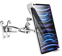 woleyi Support Mural Verrouillable Tablette, Porte Mural Tablet Kiosque Détail avec Serrure et Clé, Support Antivol pour iPad Pro 12.9/ Air, Surface, Galaxy Tabs (Grande Tablette 9-14")