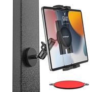 woleyi Support Tablette Magnétique Frigo [Aimant Puissant & Durable] Salle de Sport/Plaque Métallique Support Aimanté Tablette pour iPad Mini Air Pro, Galaxy Tab, Kindle, Fire, Téléphone, 4-13"