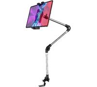 woleyi Support Tablette Rail Siege Voiture, Attache Tablet & Telephone Camion au Sol avec Bras Pivotant à 360° Pliable, Fixation Boulon Siège Vehicule pour iPad Pro Air Mini, Galaxy, iPhone 4~12.9"