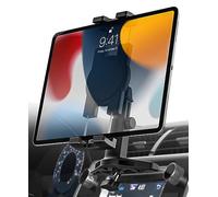 woleyi Support Tablette Voiture Lecteur CD, Fixation Tablette Voiture Base CD Support iPad Voiture Avant [Bras Réglable] pour Tablet & Téléphones 4-13", iPad Pro/Air/Mini, Galaxy, iPhone etc