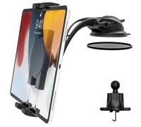 woleyi Support Tablette Voiture Tableau de Bord Ventilation Pare-Brise | 3 en 1 Support Tablette Ventouse Voiture Avant pour iPad Pro Air Mini, Galaxy, Téléphone & Tablet 4-13"
