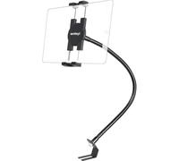 Woleyi Support Voiture et Camion pour Tablette et Téléphone - Siège Rail avec Col de Cygne Métal 50cm - Compatible iPad Pro Air Mini, Samsung Galaxy Tabs, iPhone 4-11"