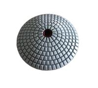 woleyuu Disque abrasif flexible convexe diamanté de 4 pouces (100 mm), tampon de polissage humide convexe