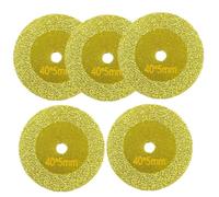 woleyuu Mini Disque de Coupe de 40 mm for Accessoires rotatifs, meule diamantée, Lame de scie Circulaire rotative, disques abrasifs(5PCS)
